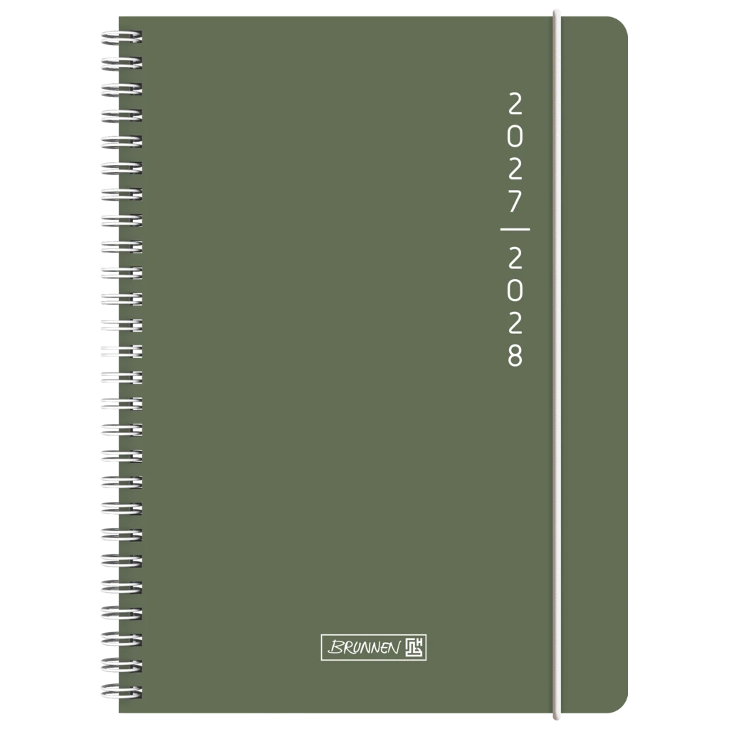 Schülerkalender 2027/2028 „Plain Colour“ | A5, Kunststoff