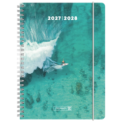 Schülerkalender 2027/2028 „Surfing“ | A5, Kunststoff