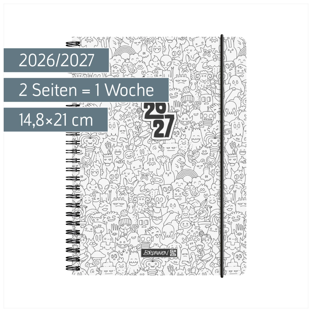 Schülerkalender 2026/2027 „ZENart“ | A5, Kunststoff