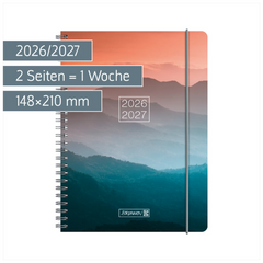 Schülerkalender 2026/2027 „Misty Sunset“ | A5, Kunststoff