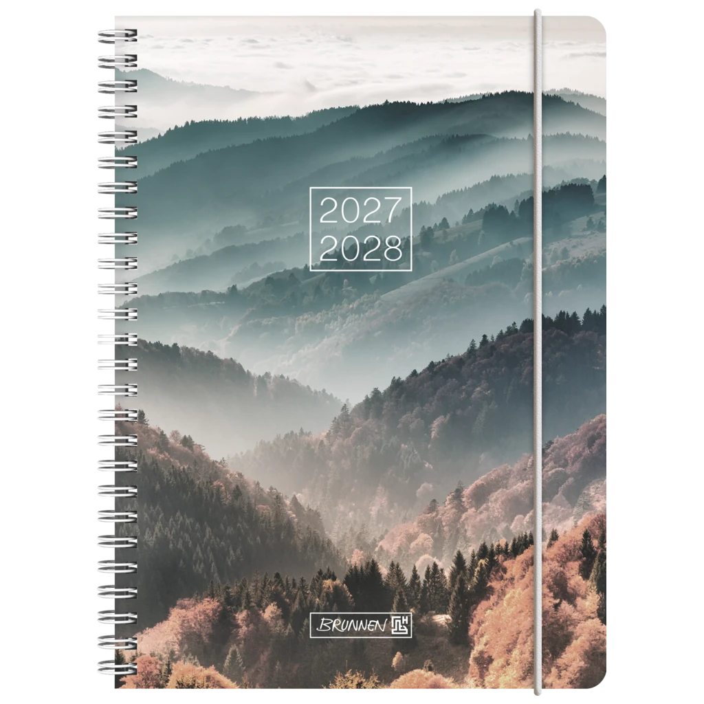 Schülerkalender 2027/2028 „Misty Hills“ | A5, Kunststoff