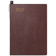 Taschenkalender Mod. 723 2027 | A7, Kunstleder, bordeaux