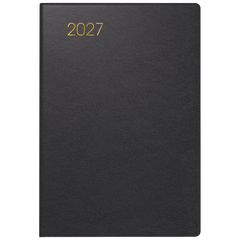 Taschenkalender Mod. 723 2027 | A7, Leder, schwarz