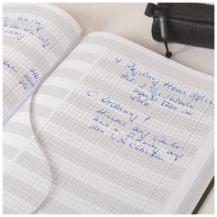 Buchkalender Premium TimeCenter Mod. 724 2027 | A4, Kunststoff, schwarz