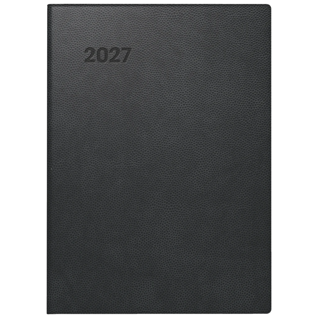 Taschenkalender Mod. 731 2027 | A6, Kunststoff, schwarz
