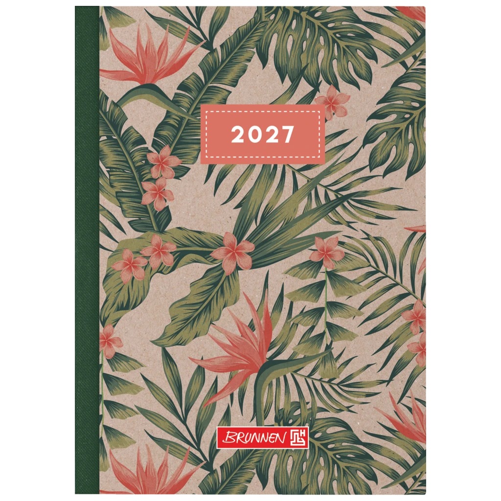 Taschenkalender Design Line Mod. 731 2027 „Tropical“ | A6, Karton