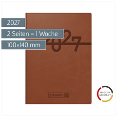 Taschenkalender Mod. 731 2027 | A6, Kunstleder, braun