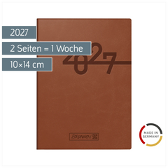 Taschenkalender Mod. 731 2027 | A6, Kunstleder, braun