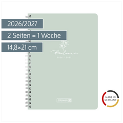 Schülerkalender Style 2026/2027 „Balance“ | A5, Kunststoff