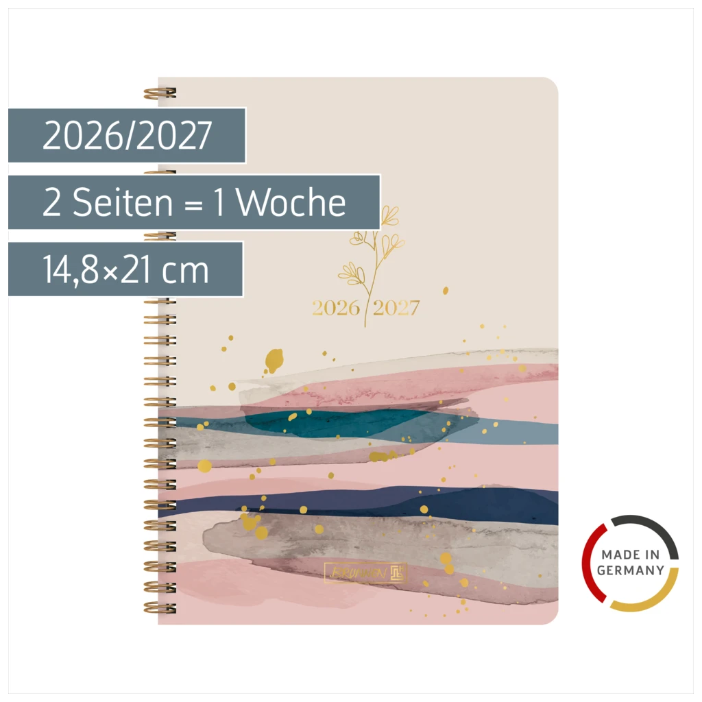 Schülerkalender Style 2026/2027 „Harmony“ | A5, Kunststoff