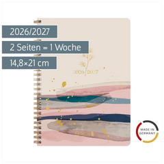 Schülerkalender Style 2026/2027 „Harmony“ | A5, Kunststoff