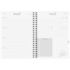 Schülerkalender Style 2026/2027 „Clouds“ | A5, Kunststoff