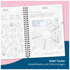 Schülerkalender Style 2026/2027 „Shadow“ | A5, Kunststoff