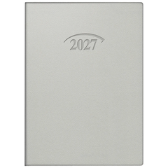Taschenkalender Mod. 736 2027 | A6, Kunststoff, silber