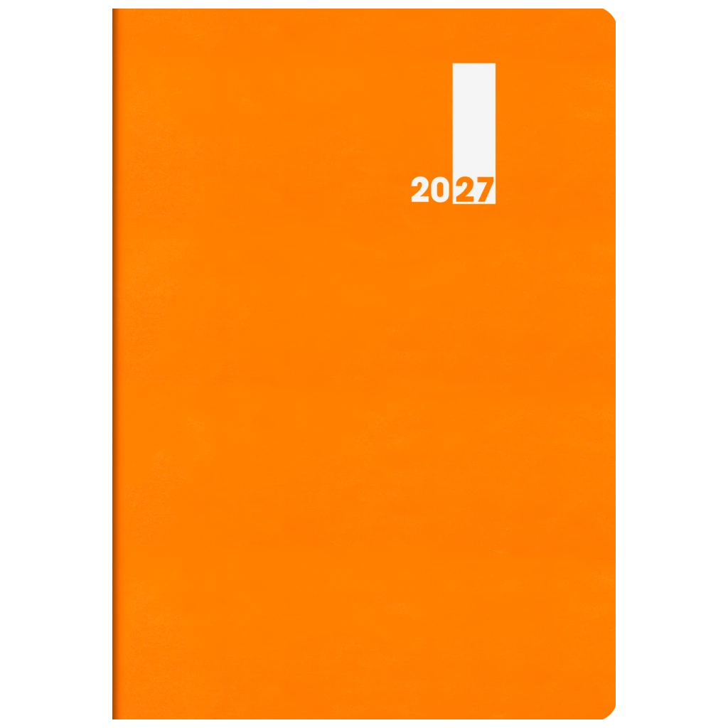 Buchkalender Premium Mod. 739 2027 „SlimLine“ | 17×24 cm, Kunststoff