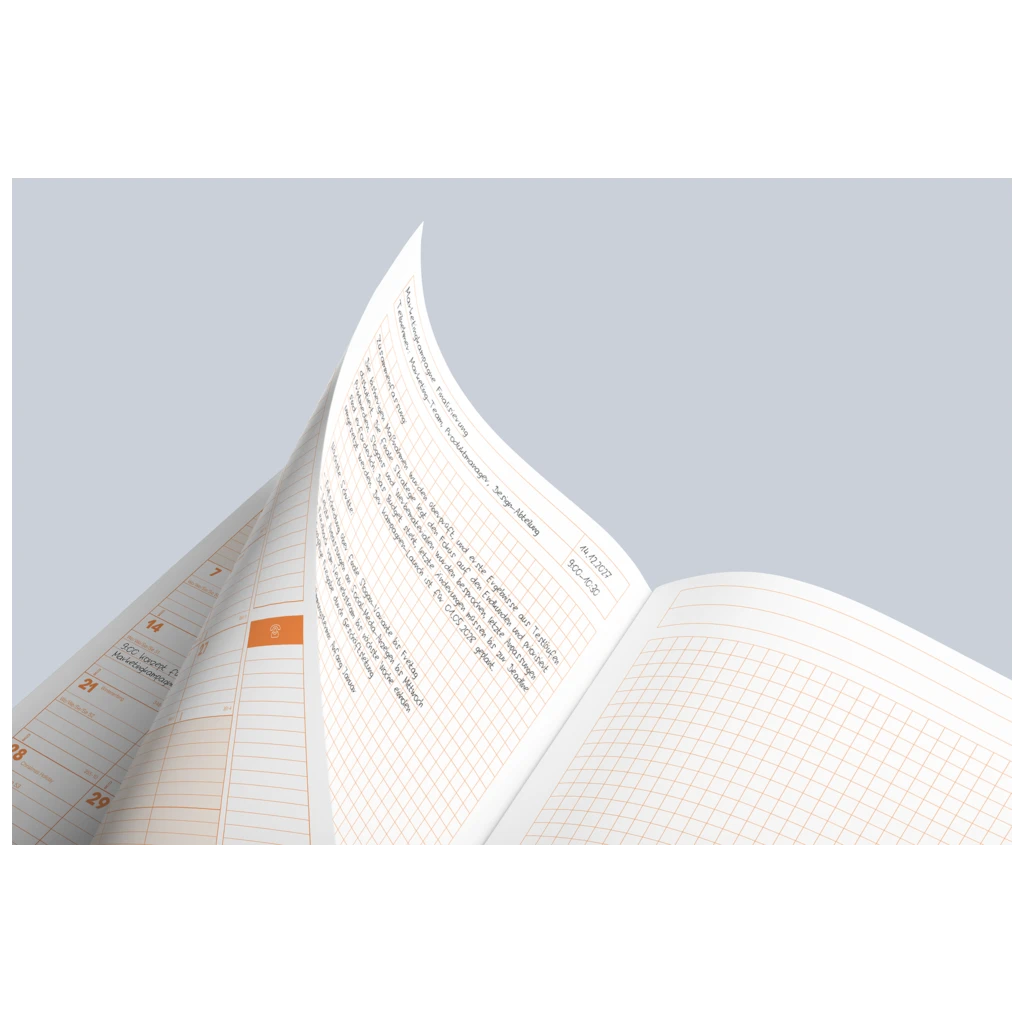 Buchkalender Premium Mod. 739 2027 „SlimLine“ | 17×24 cm, Kunststoff