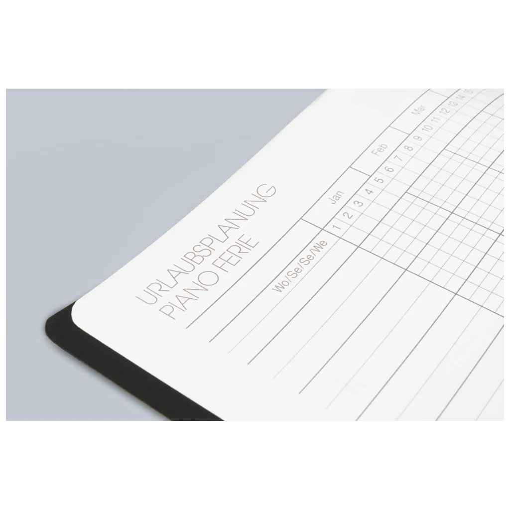 Buchkalender Premium Mod. 739 2027 „SlimLine“ | 17×24 cm, Kunststoff