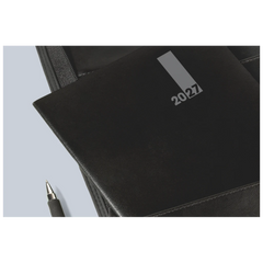 Buchkalender Premium Mod. 739 2027 „SlimLine“ | 17×24 cm, Kunststoff