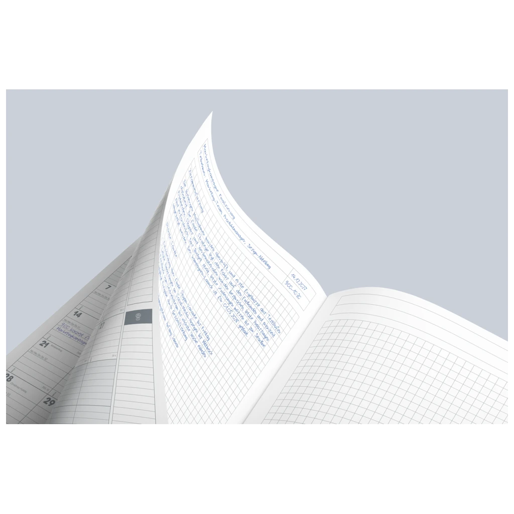 Buchkalender Premium Mod. 739 2027 „SlimLine“ | 17×24 cm, Kunststoff