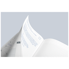 Buchkalender Premium Mod. 739 2027 „SlimLine“ | 17×24 cm, Kunststoff