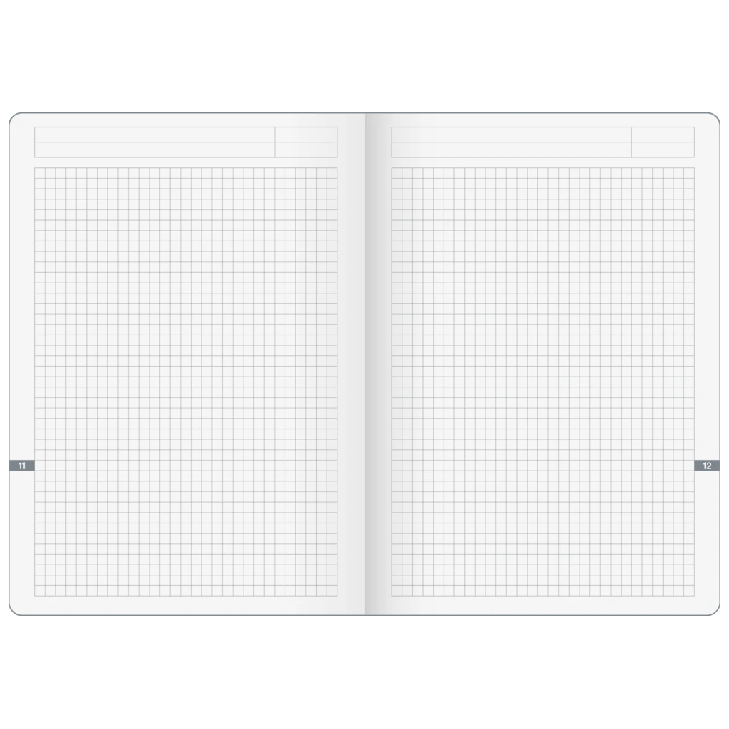 Buchkalender Premium Mod. 739 2027 „SlimLine“ | 17×24 cm, Kunststoff