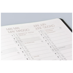 Buchkalender Premium Mod. 739 2027 „SlimLine“ | 17×24 cm, Kunststoff