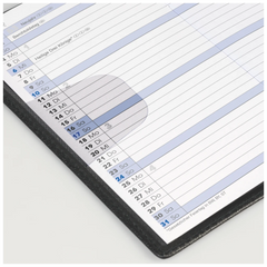 Taschenkalender Mod. 740 2027 | A6, Kunststoff, dunkelblau