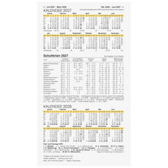 Monats-Ersatzkalendarium Mod. 746 2027 | 8,7×15,3 cm