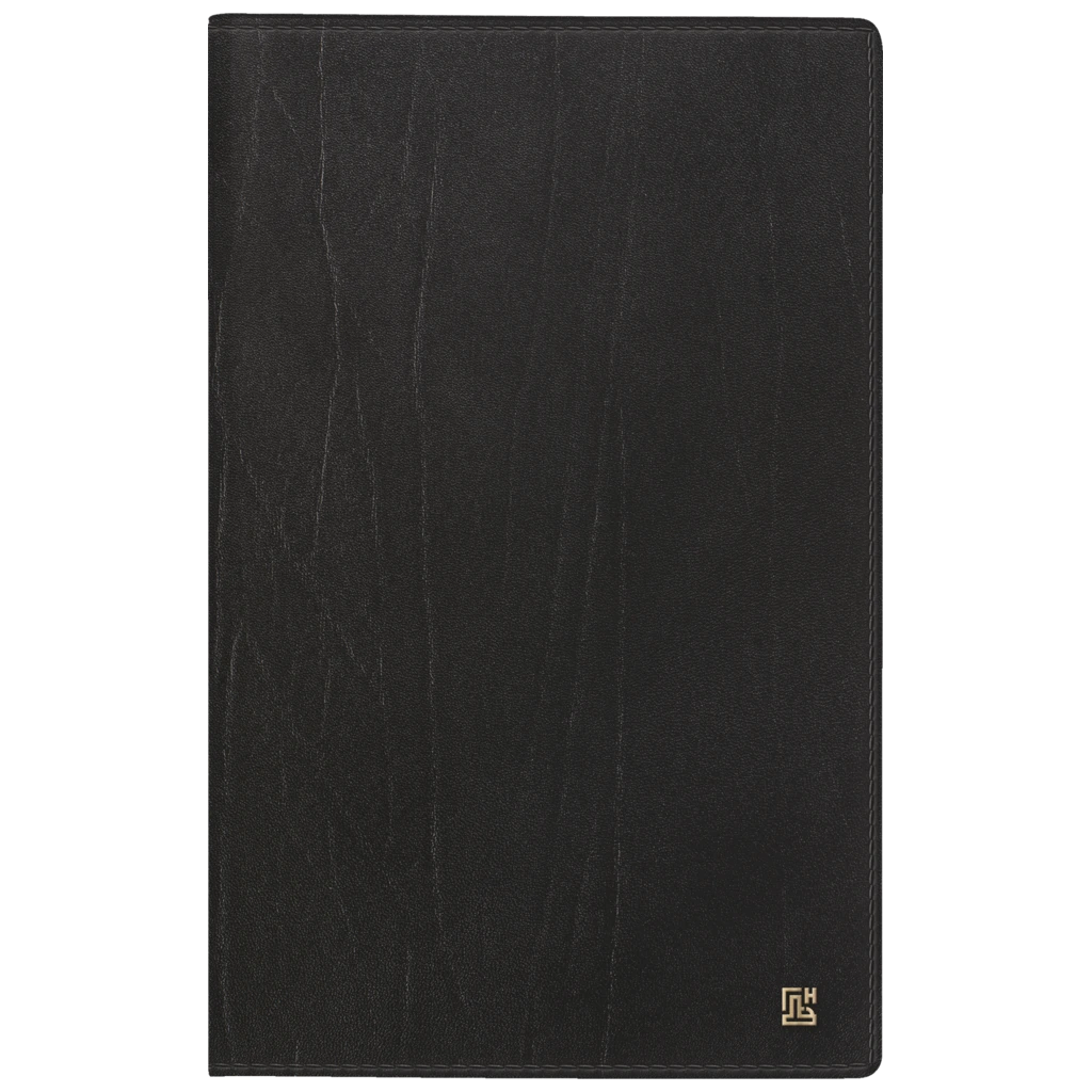 Taschenkalender Mod. 746 2027 | A6, Leder, schwarz