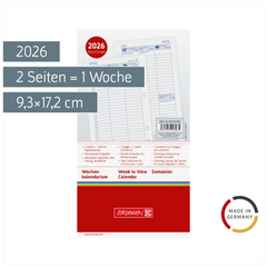 Wochenkalendarium FILIUS 2026 | 9,3×17,2 cm