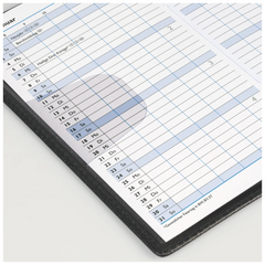 Taschenkalender Mod. 750 2027 | A6, Kunststoff, blau