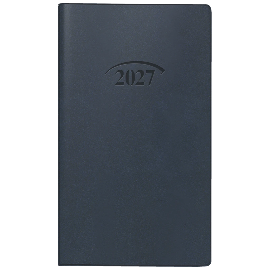Taschenkalender Mod. 751 2027 | A6, Kunststoff, dunkelblau
