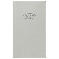 Taschenkalender Mod. 751 2027 | A6, Kunststoff, silber