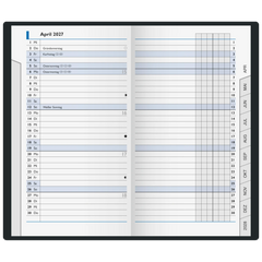 Taschenkalender Mod. 753 2027 | A6, Kunststoff, petrol
