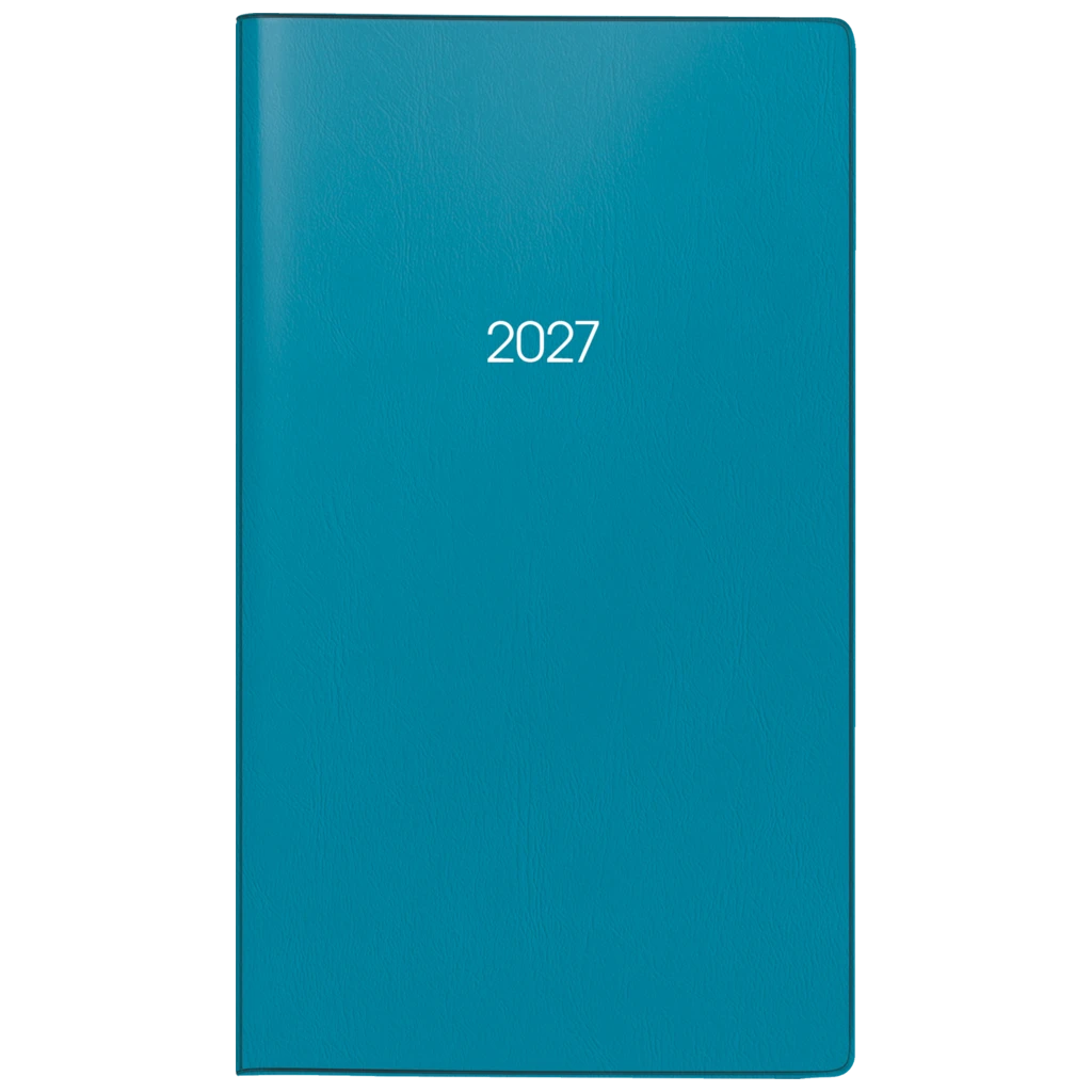 Taschenkalender Mod. 753 2027 | A6, Kunststoff, petrol