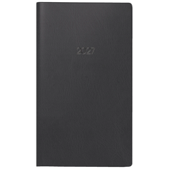 Taschenkalender Mod. 753 2027 | A6, Kunststoff, schwarz