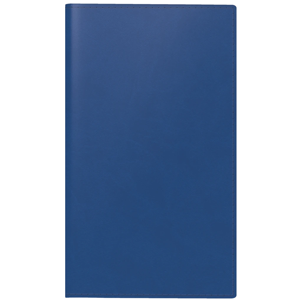 Taschenkalender Mod. 755 2027 | A6 quer, Kunstleder, blau