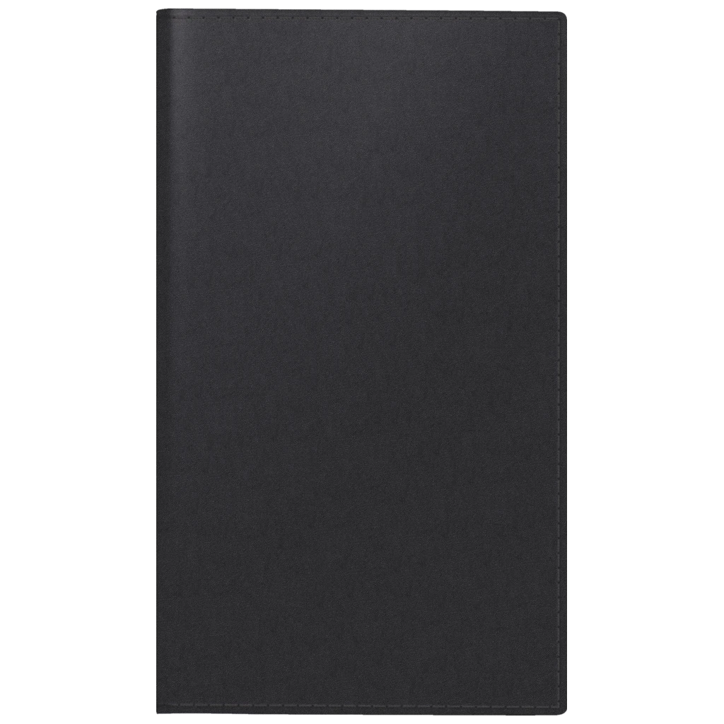 Taschenkalender Mod. 755 2027 | A6 quer, Kunstleder, schwarz