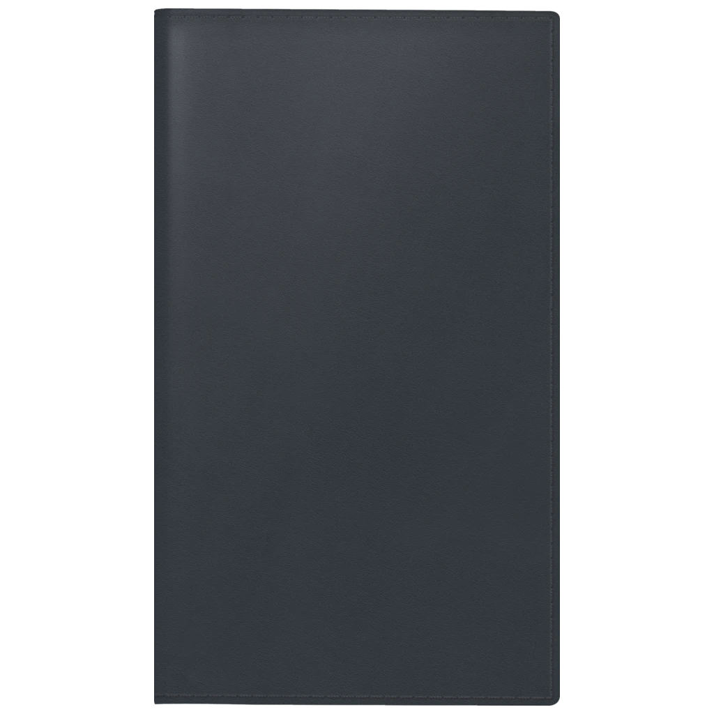 Taschenkalender Mod. 756 2027 | A6, Leder, schwarz