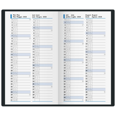 Taschenkalender Colour Line Mod. 756 2027 | A6, Kunststoff, hellgrün