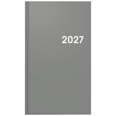 Taschenkalender Colour Line Mod. 756 2027 | A6, Kunststoff, grau