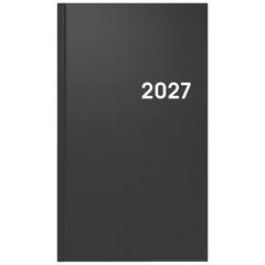 Taschenkalender Colour Line Mod. 756 2027 | A6, Kunststoff, schwarz