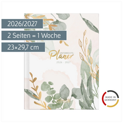 Lehrerkalender 2026/2027 „Bloom“ Termin- & Unterrichtsplaner | A4, Papier