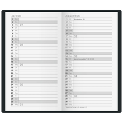 Taschenkalender Mod. 758 2027 | A6, Karton, braun