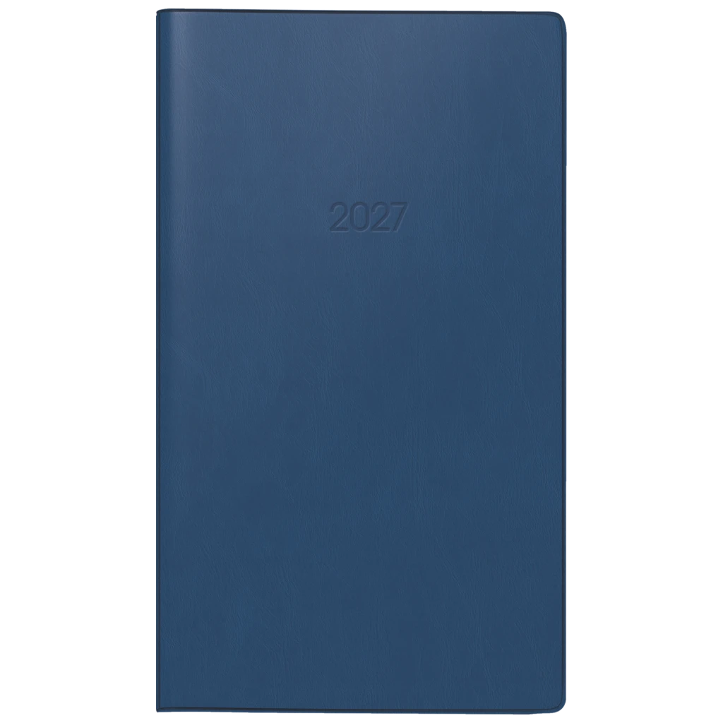 Taschenkalender Mod. 758 2027 | A6, Kunststoff, dunkelblau
