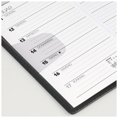 Taschenkalender Mod. 758 2027 | A6, Leder, denim
