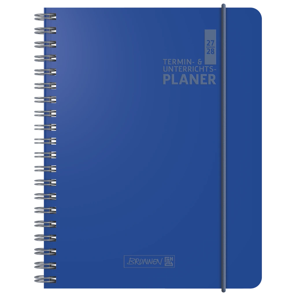 Lehrerkalender 2027/2028 Termin- & Unterrichtsplaner | A5, Kunststoff, blau