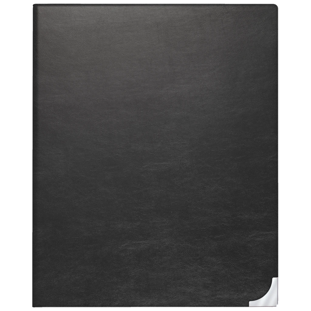 Buchkalender Mod. Manager Wt 7 weektimer 2027 | 210×260 mm, Kunstleder, schwarz