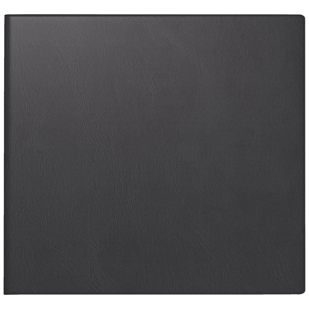 Buchkalender Mod. 762 2027 | 162×150 mm, Kunststoff, schwarz