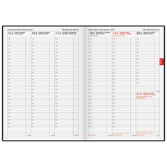Buchkalender Mod. 763 2027 | A4, Kunststoff, vulkanschwarz